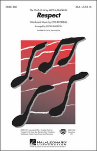 Respect SSA choral sheet music cover